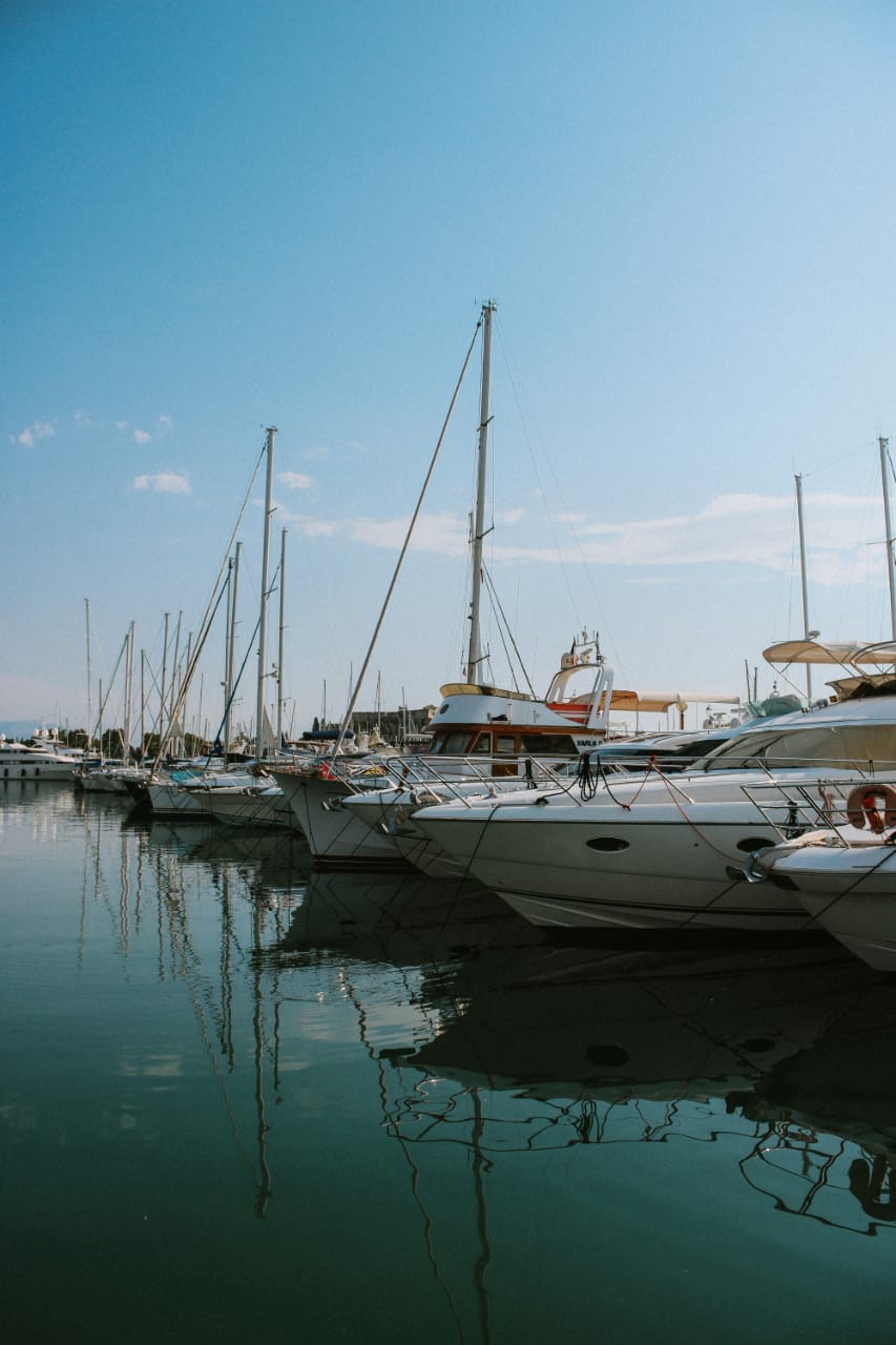 Yacht and marine charter scene